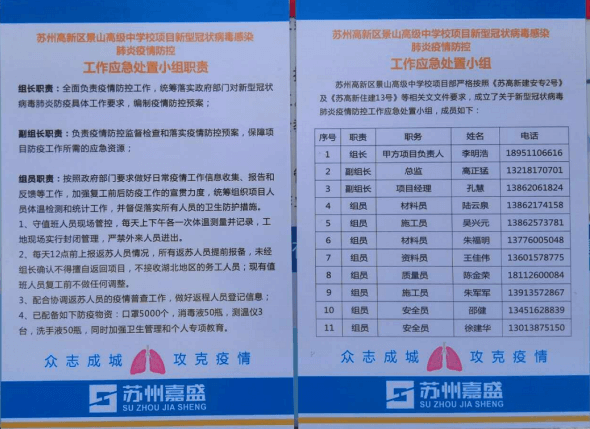 防疫不松懈，景山高級中學順利復工